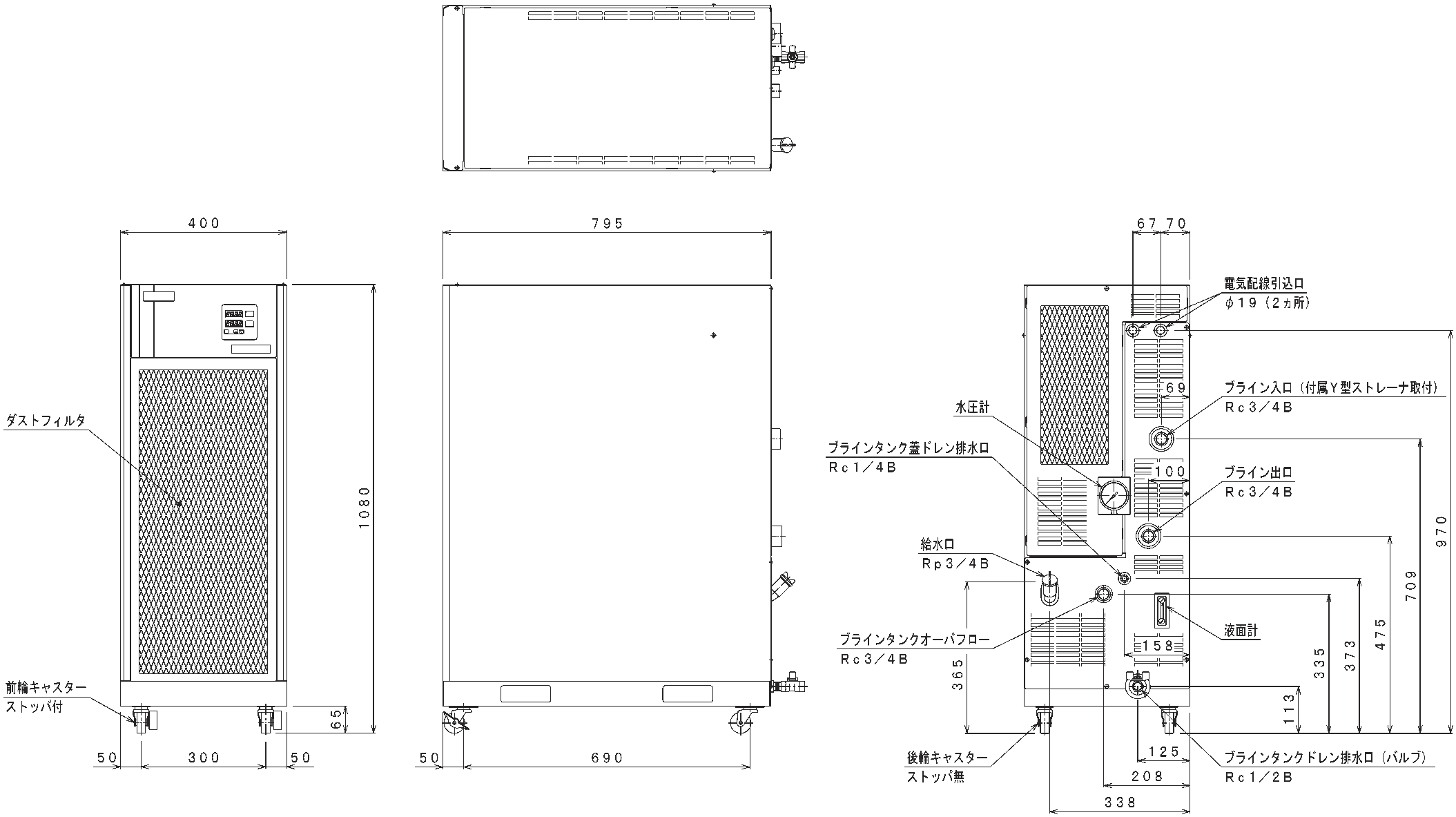 MC 2820VB-PT 外形図
